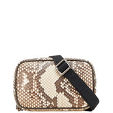 フェンディ ミニショルダーバッグ 7AS122 ベージュ ブラウン パイソン レディース FENDI 【中古】